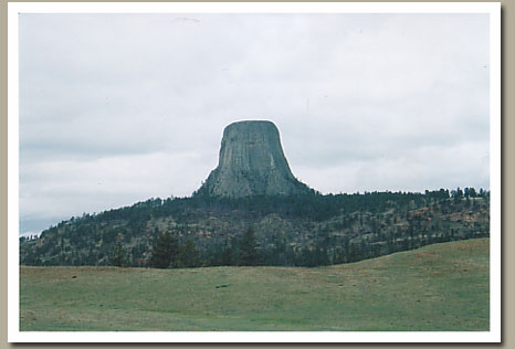 Devils+tower+south+dakota+map